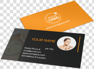 Creative Beauty Spa Business Card Template Preview  HD Png Download