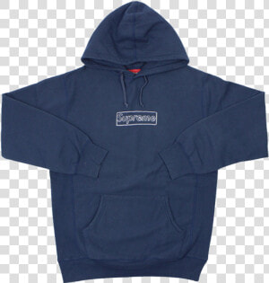 Supreme X Kaws Box Logo Hoodie   Hoodie  HD Png Download