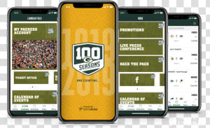 Packers Mobile App   Iphone  HD Png Download