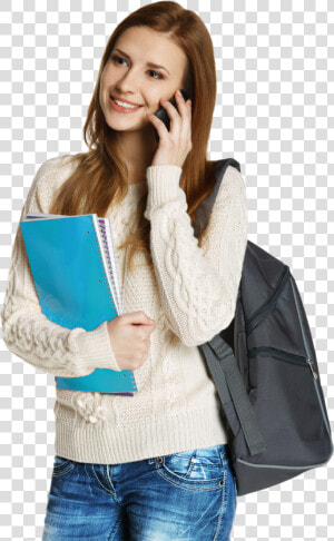 Slider Left Img   Student Girl Transparent Png  Png Download