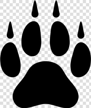 Wolf Print Png   Clip Art Wolf Paw Print  Transparent Png