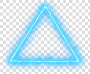 Triangulo Azul Neon Freetoedit   Effect Png For Picsart  Transparent Png