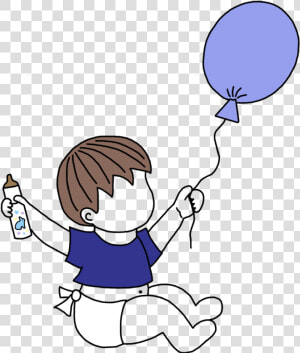 Adoption Announcements Baby Boy With Balloons Mandys  HD Png Download