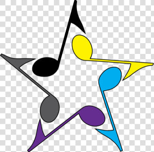 Transparent Music Note Clipart Png   Music Note Star  Png Download