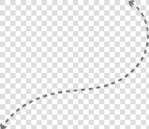 Curved Dotted Lines With Arrow   折り紙 翼 折り 方  HD Png Download