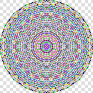 Prismatic Glorious Mandala No Background Clip Arts   Circle  HD Png Download