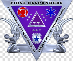 First Responder Logo   Emblem  HD Png Download