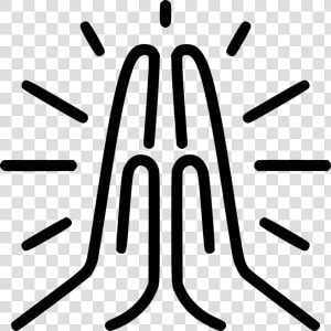 Praying Hands   Prayer Hands Icon Png  Transparent Png