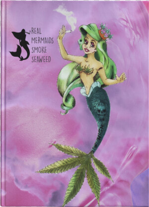 Real Mermaids Smoke Weed Stoner Girl Journal   Mermaid  HD Png Download