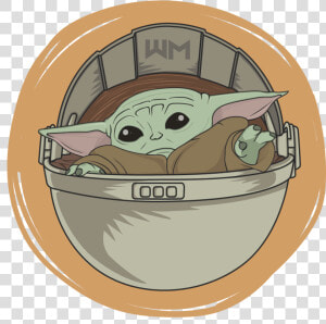 Mandalorian Baby Yoda Png  Transparent Png