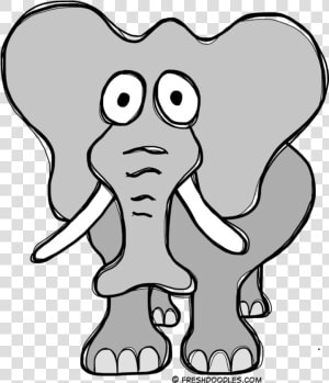 Elephant Clipart Fresh Doodles Free Printable Posters   Clip Art  HD Png Download