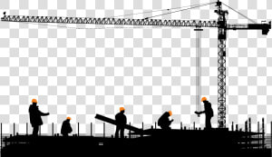 Construction Png Images Silhouette Buildings Construction   Illustration  Transparent Png