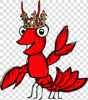 Crawfish With A Crown  HD Png Download