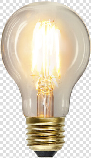 Led Lamp E27 A60 Soft Glow   Transparent Background Light Bulb Png  Png Download