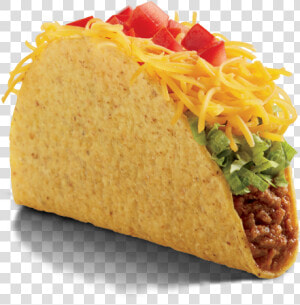 Taco Transparent Crunchy   Transparent Taco Bell Taco  HD Png Download