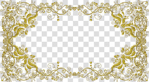 Transparent Arabesco Dourado Png   Moldura Dourada Arabescos Png  Png Download