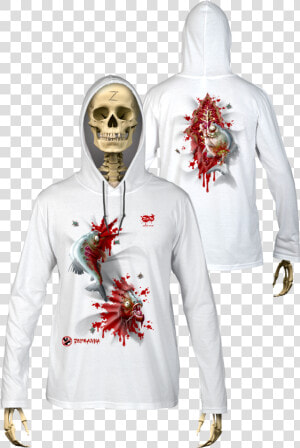 Zombe Hooded Longsleeves Anti Zombie Zombanha For Man   Zombie  HD Png Download