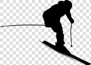 Ski Poles Line Angle Silhouette   Ski  HD Png Download