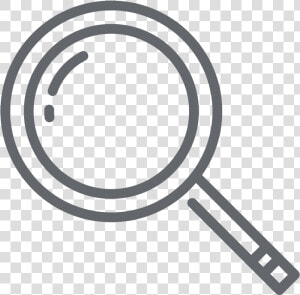 Magnifying Glass Observation Icon  HD Png Download