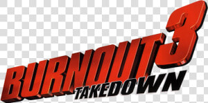 Burnout 3 Takedown Logo  HD Png Download