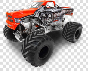 Solid Axle Ready To Run Monster Truck   Rc Raminator Monster Truck  HD Png Download