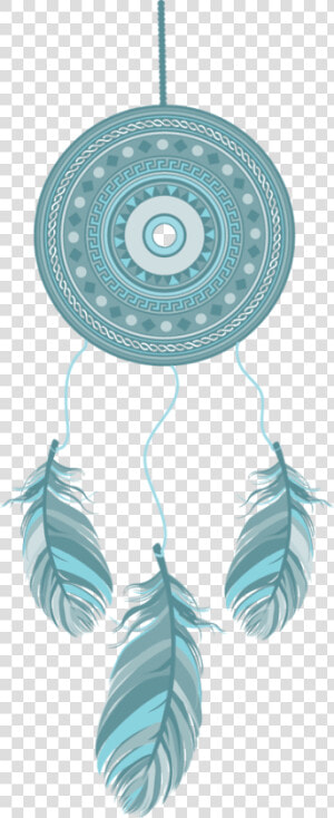 Decorative Blue Dreamcatcher Sticker   Blue Dream Catcher Png  Transparent Png