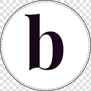 Lowercase Circle Banner Letter B   Circle  HD Png Download