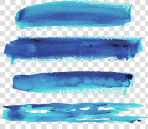 Blue Strokes Transprent Png   Watercolor Brush Stroke Long  Transparent Png