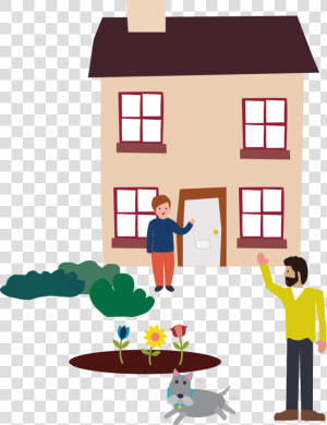 Transparent Good Manners Clipart   Neighbouring Friend Waving Out Of Their Windows  HD Png Download