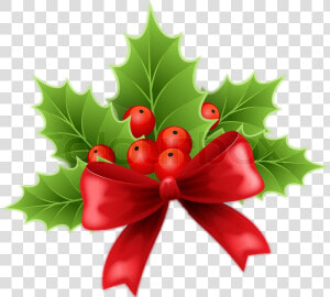 Transparent Holly Ribbon   Holly And Candy Canes  HD Png Download