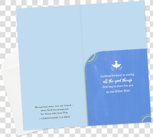 Blue Cross With Dove Confirmation Money Holder Card   Art Paper  HD Png Download