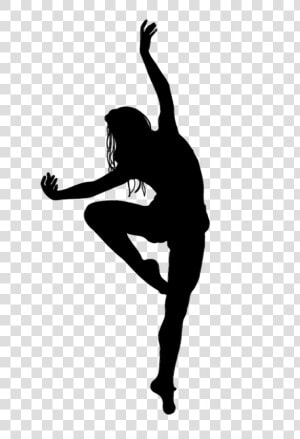 Ballet  Dancer  Silhouette  Ballerina  Pose  Body    Dance Black And White Png  Transparent Png