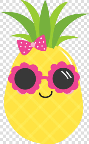  kawaii  ananas  sunglasses  fruit  fruits  tropical   Pineapple Luau Clip Art  HD Png Download