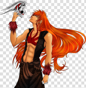 Bleach Ichigo Kurosaki Q Q   Ichigo With Long Hair  HD Png Download