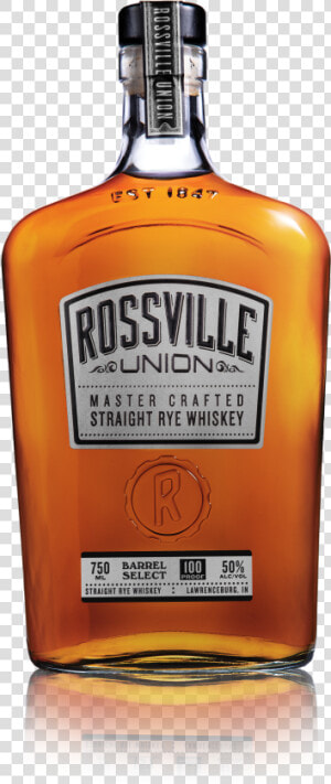 Rossville Union Barrel Proof Straight Rye Whiskey  HD Png Download