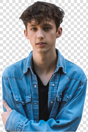  troyesivan  troye  sivan  blue   Strawberries And Cigarettes Mp3  HD Png Download