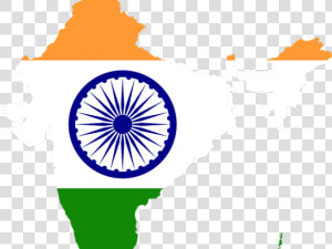 Maps Clipart India   Center Of The Flag Of India  HD Png Download