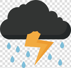 Lightning Best Hd Clipart Thunder Images Transparent   Rain Cloud Thunder Png  Png Download