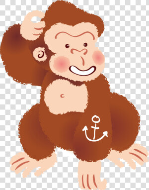 Gorilla Clipart Orangutan   Gorilla  HD Png Download