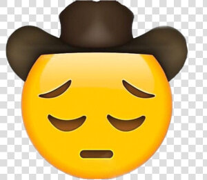 Sad Cowboy Emoji Flosocial   Old Town Road Emoji  HD Png Download