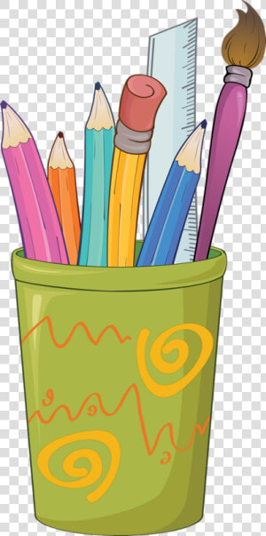 Crayon Clipart Stationary   Pencils And Crayons Clipart  HD Png Download