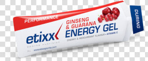 Etixx Energy Gel   Etixx Ginseng Y Guarana Energy Gel  HD Png Download