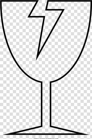 Broken Glass Coloring Page   Wine Glass  HD Png Download