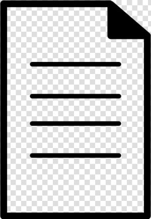 Document Icon Svg  HD Png Download