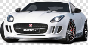 White Startech Jaguar F Type Coupe Sports Car Png Image   Jaguar Car Full Hd  Transparent Png