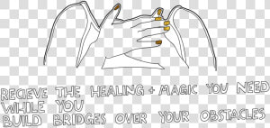 Receive The Healing And Magic You Need While You Build   Drawing  HD Png Download