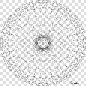 Dibujos De Mandalas De Flores Para Pintar E Imprimir   Mandala Vorlagen Mandala Einfach Blumen  HD Png Download