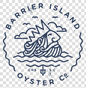 Distressed logo800   Barrier Island Oyster Company  HD Png Download