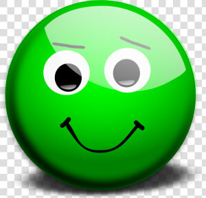 Smiley Face With Question Mark   Green Smiley Face Emoji  HD Png Download