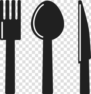 Knife And Spoon Clipartblack   Utensil Clip Art  HD Png Download